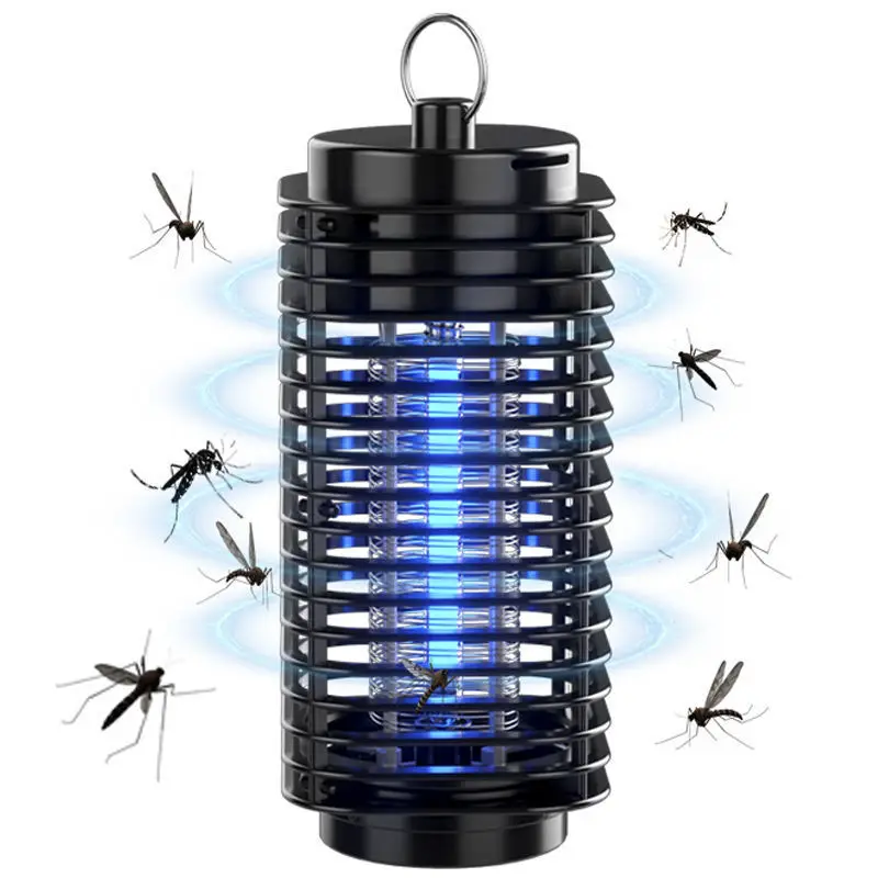 Mini Electric Mosquito Zapper Lamp UV Photocatalyst Fly Killer Safe Anti-touch Grid Hanging Household Insect Pest Control Device