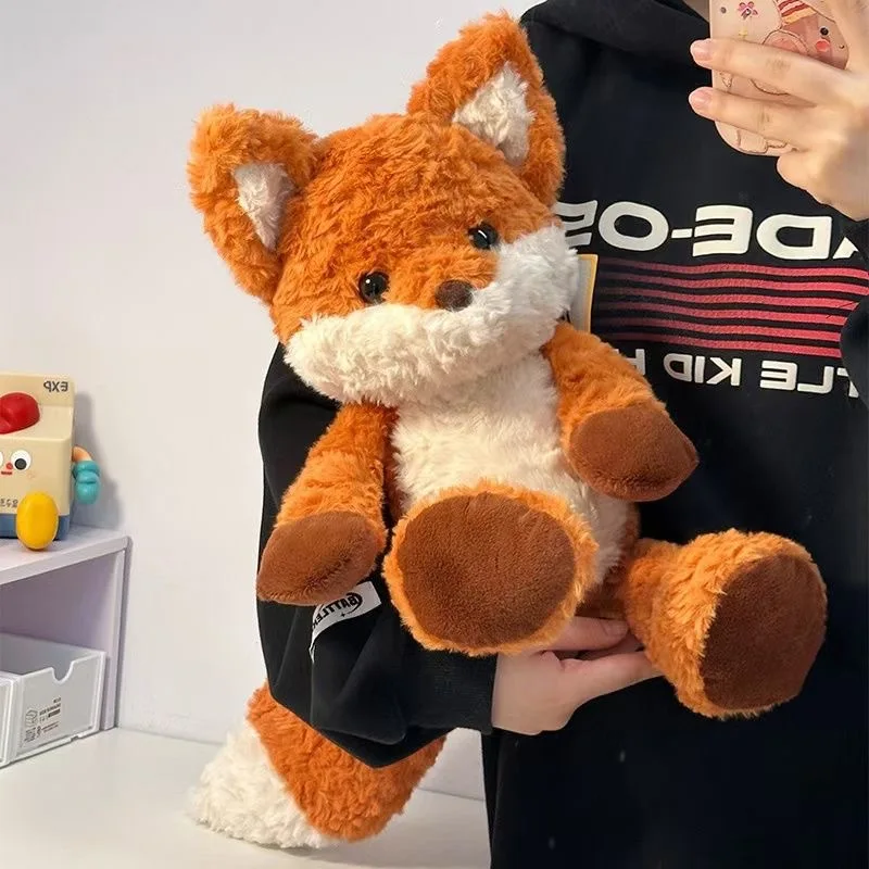 

Adorable Red Fox Plush Toy Kawaii Soft Stuffed Animal Doll Cartoon Plushie Toy for Boys Girls Women Birthday Christmas Gifts