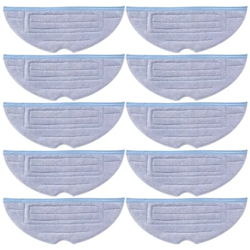 Hot Selling-10 Pack Mop Cloth For Roborock S7 S7+ T7 T7 Plus G10 G10S Pro Vacuum Mop Pads Rag Replacement,10 Pack Mop Cloth For
