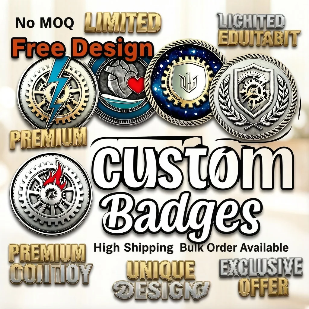 

Custom 3D Engraved Challenge Coins, Personalized Zinc Alloy Souvenir Collectible Coins, Gold Silver Plated for Gift & Collection
