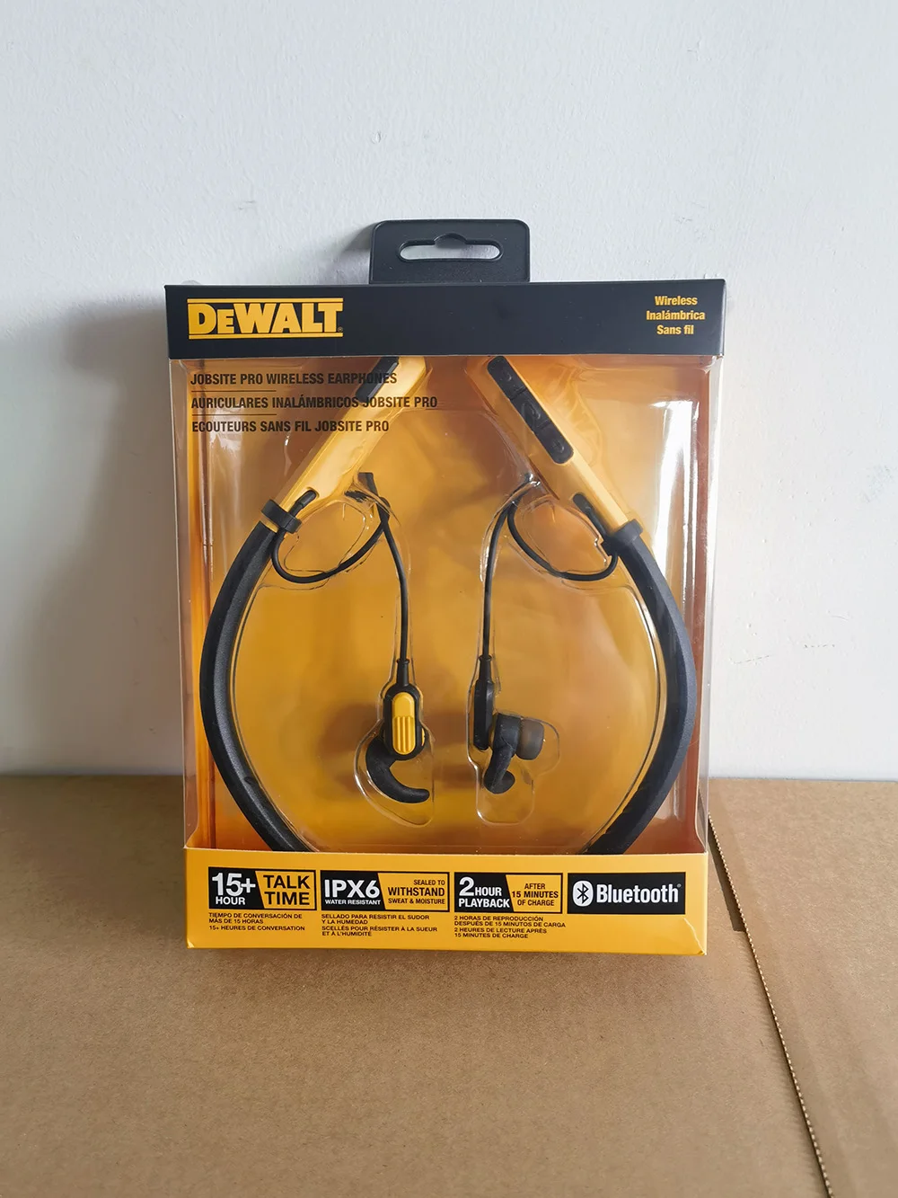 DEWALT ツールアクセサリー ワイヤレス Bluetooth イヤホン ジョブ