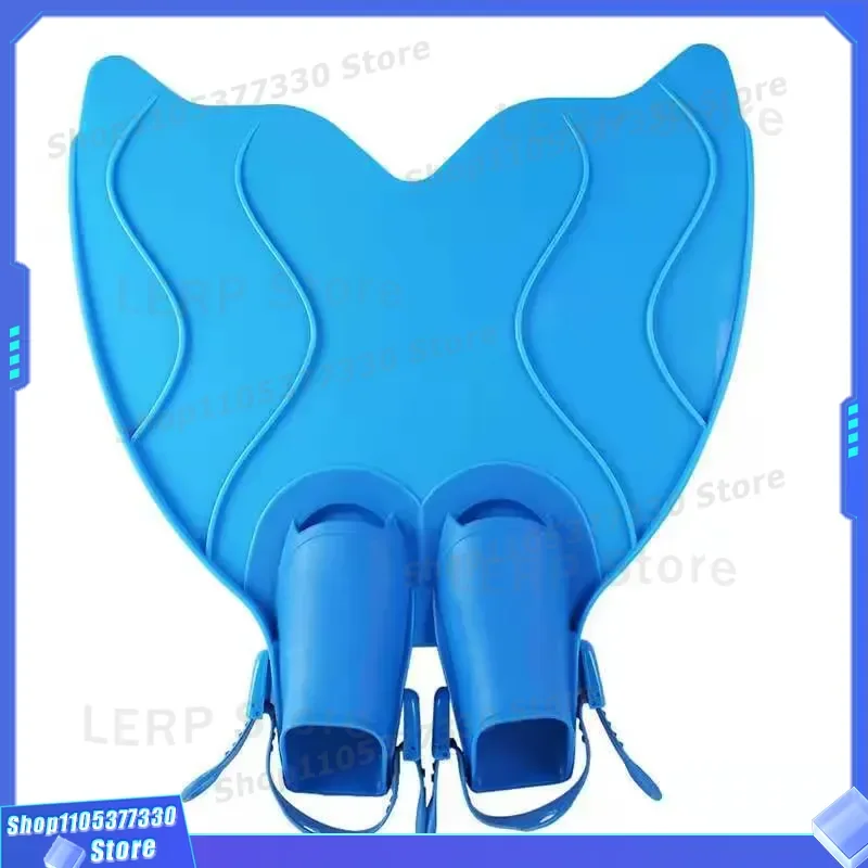 Adult Mermaid Tail with Single Fin for Swimming and Diving Training Professional Silicone Monofin for Underwater Performance