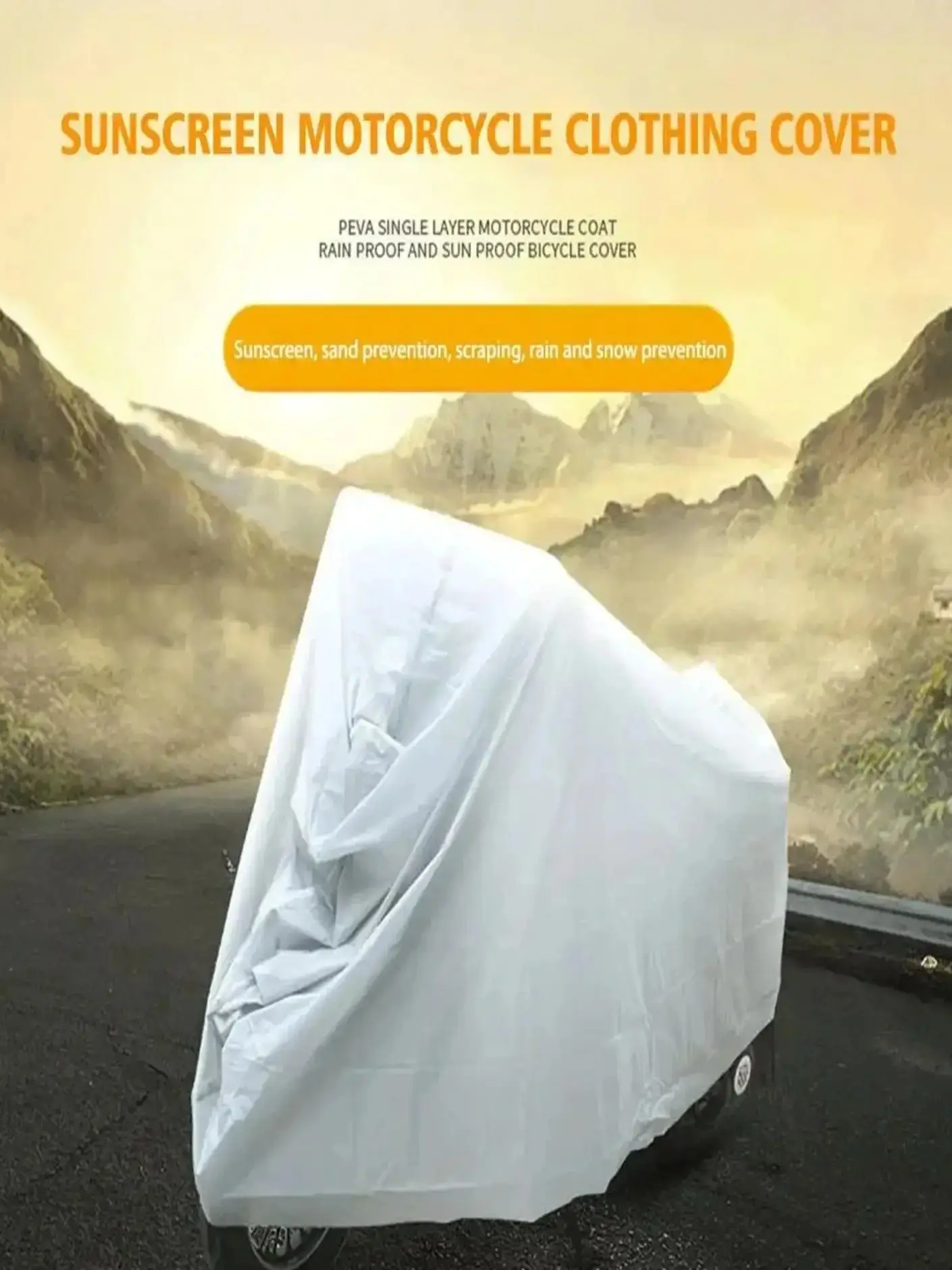 AliExpress Motorcycle Outdoor Indoor Protective Cover Waterproof Bike Scooter Outdoor Rain Dust UV Proof Sun Protection Case For Motorbike