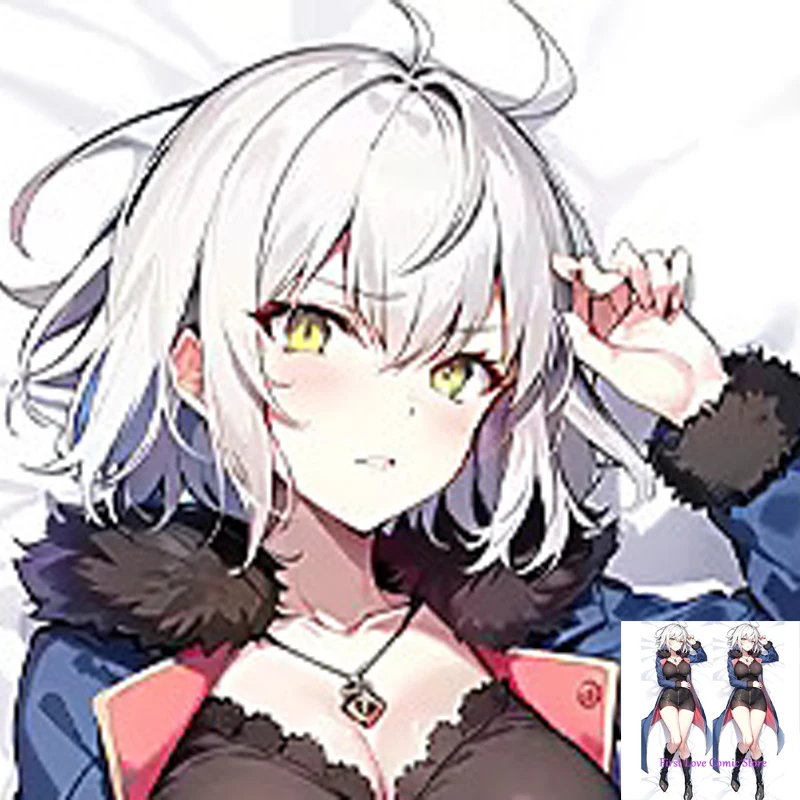 

Anime Fate GrandOrder Jeanne Alter Dakimakura Pillow Case Otaku Waifu Bedding Hugging Body Throw 2-sided Print Pillow Cover