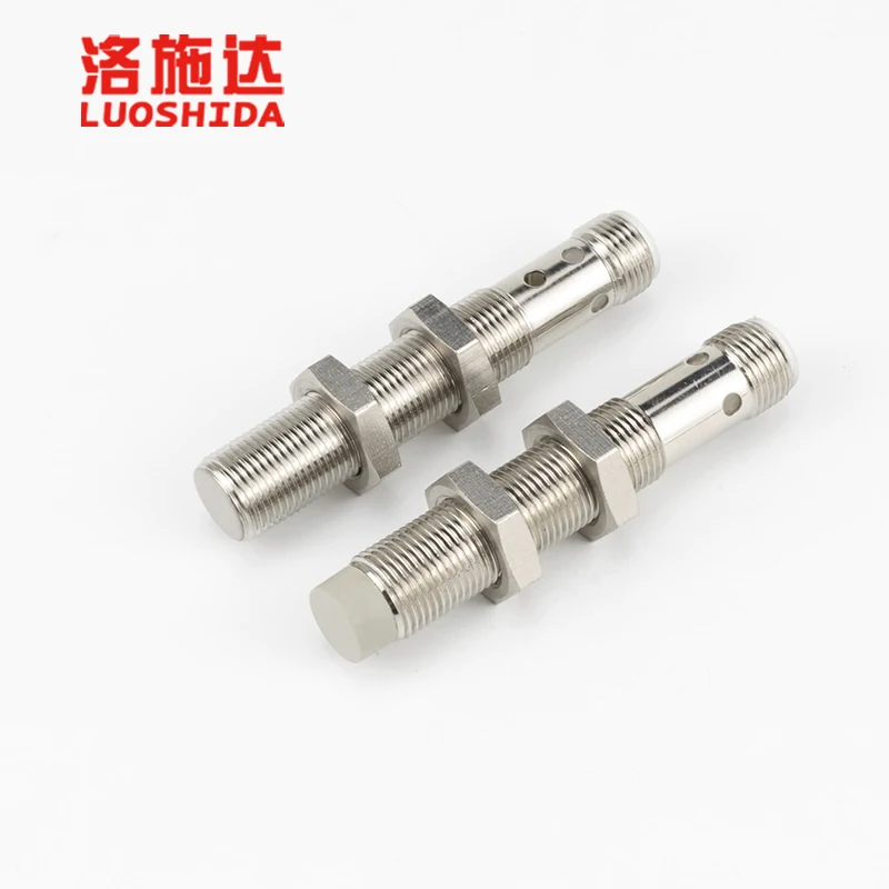 M12 DC PNP/NPN Long Range High Precision Inductive Proximity Sensor M12 Connector Screw Mounting for Position Detection