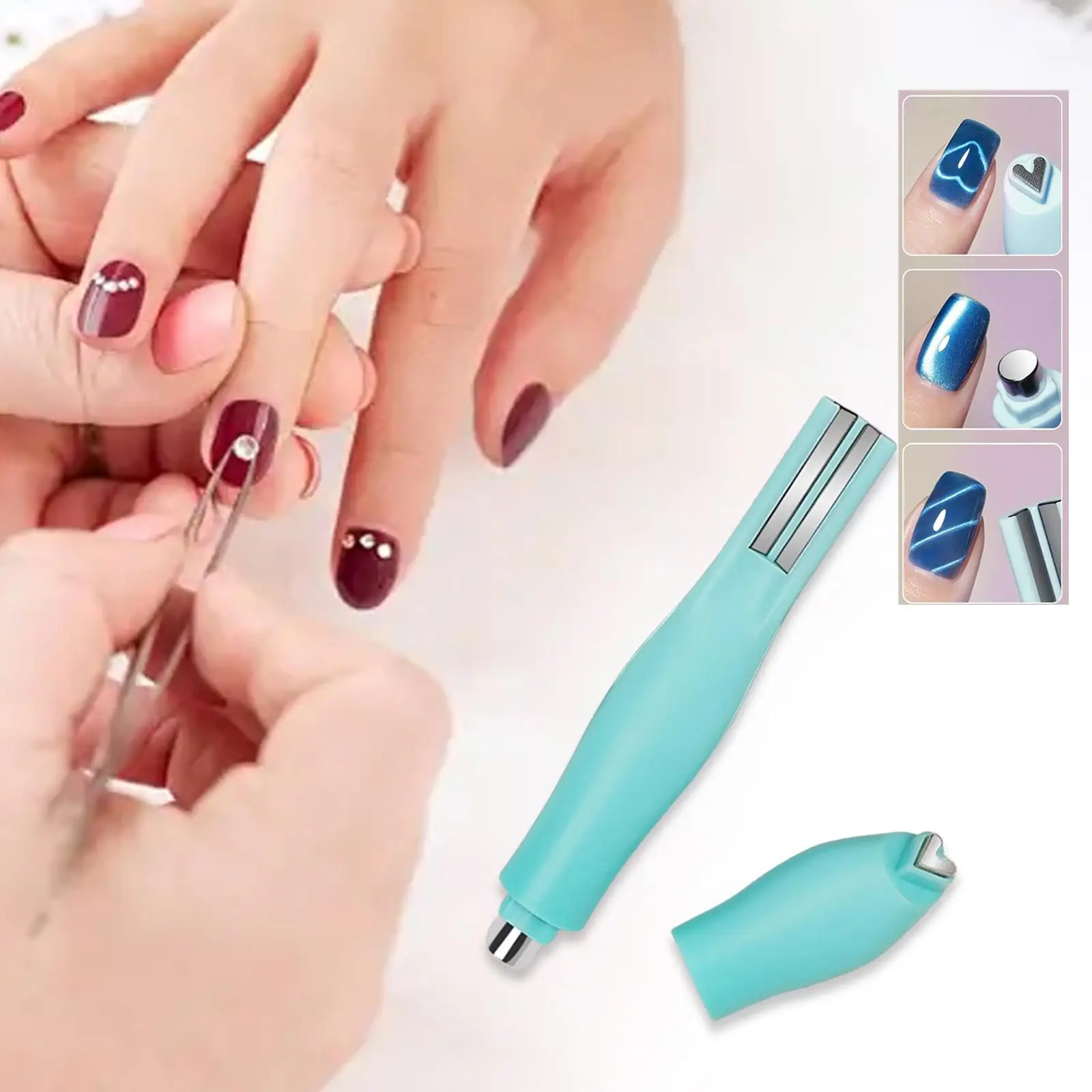 ジェルネイルポリッシュ タイプ3in1 強力吸引式 取り外し可能 サロンDIY 家庭用 コンパクト ポータブル 多用途 ネイルサロン アートツール