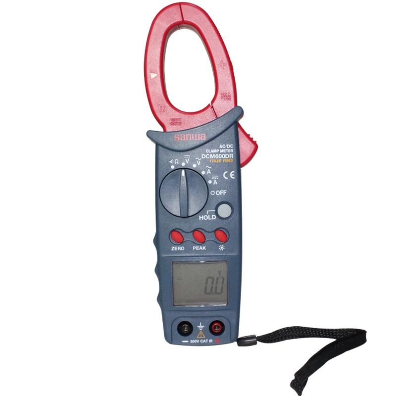 Japan Sanwa DCM600DR AC/DC 600A True RMS Digital Clamp Meter; Jaw Diameter 30mm