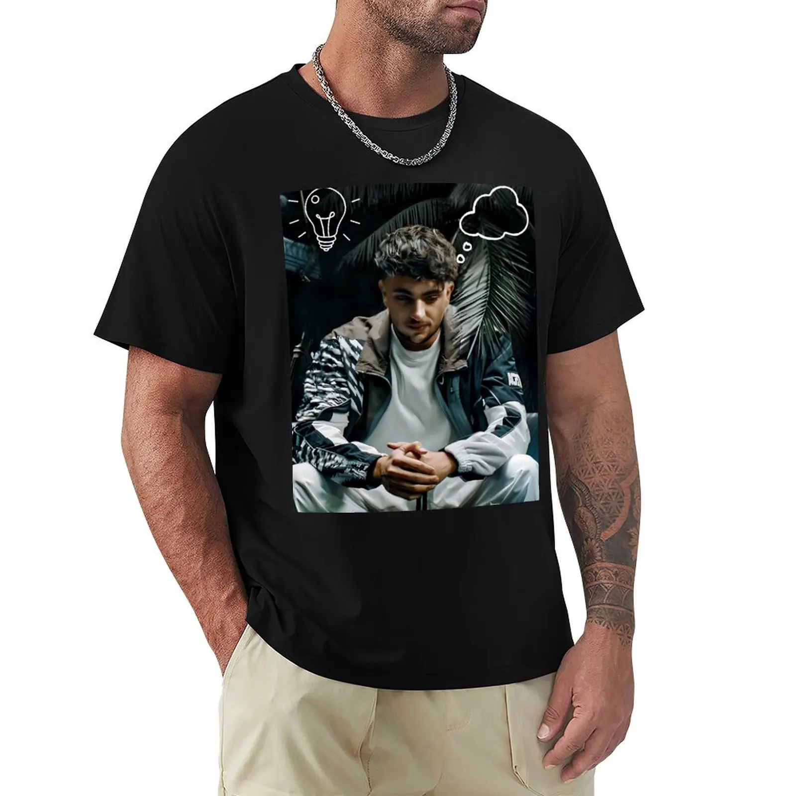 INOXTAG thinking design T-Shirt Stain Resistant Casual Tee