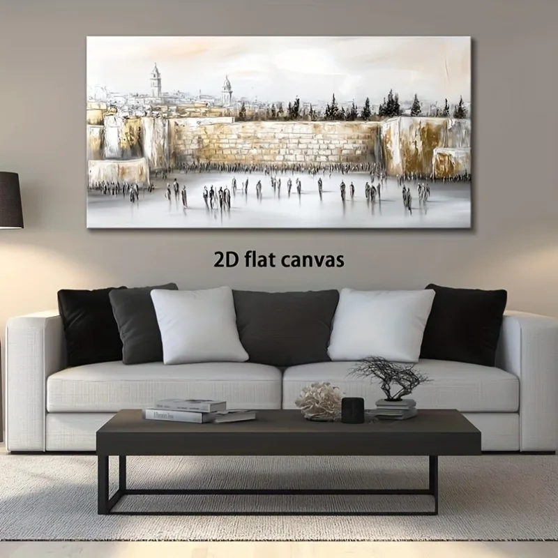 

Canvas Wall Art Wailing Wall Modern Abstract Painting Frameless Picture Living Room Bedroom Office Home Decor High Quality Print