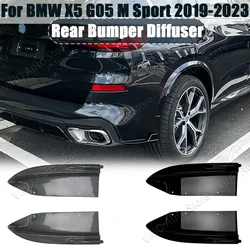 Rear Bumper Spoiler Corner Protector Canards Diffuser Splitter Exterior Tuning For BMW X5 G05 M Sport 2019-2023 Accessories