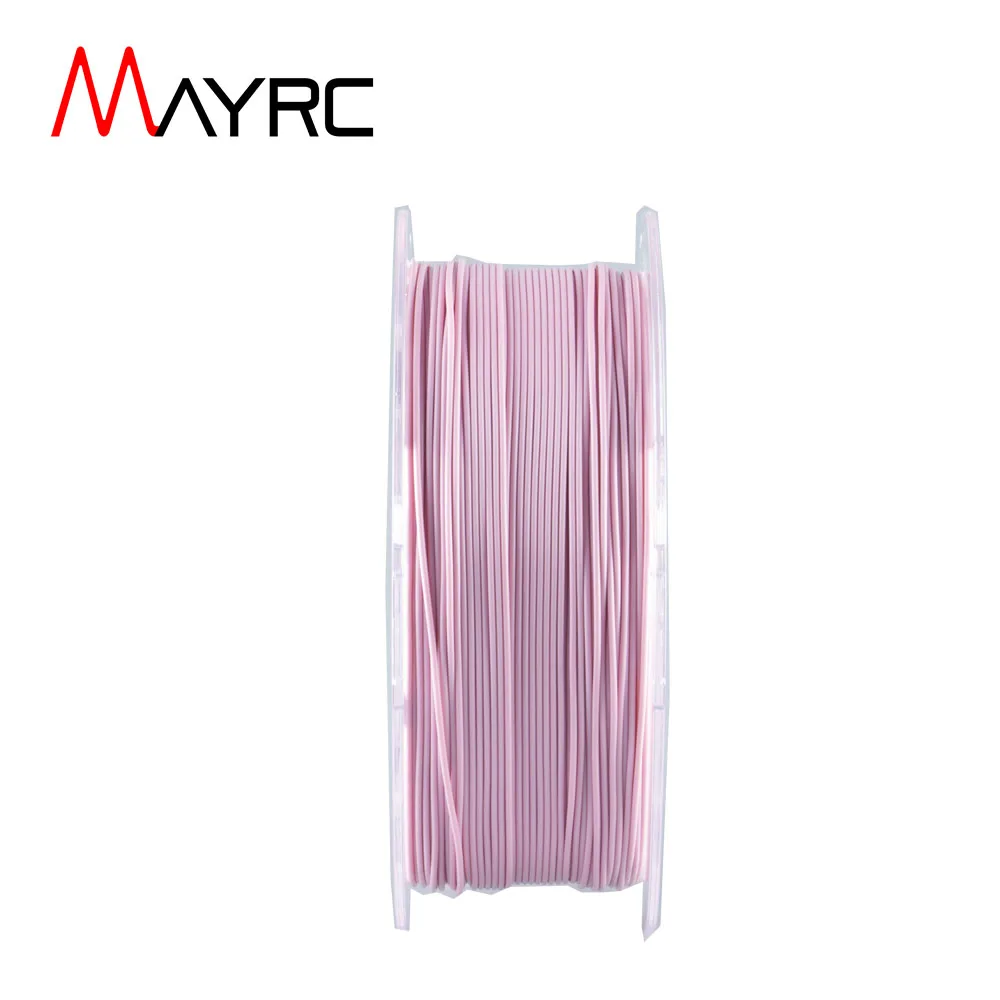 Mayrc ฟิล์ม3D PLA เหนียว10เท่าสำหรับเครื่องพิมพ์3D FDM ไม่มีฟองพร้อมวัสดุสิ้นเปลืองม้วนสาย