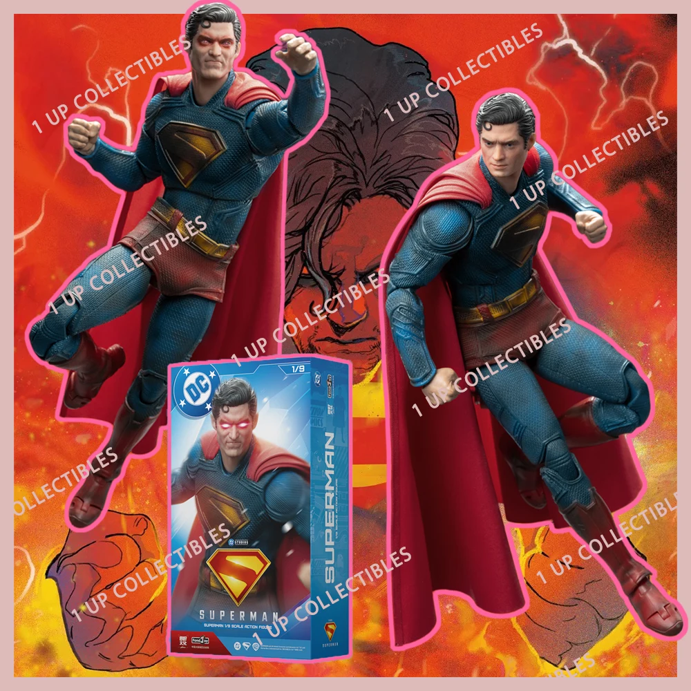 Nuevo Fondjoy 1/9 figuras de acción de Superman dañadas con batalla nueva figura de Superman cómic Dc superhéroe conjunto móvil recoger regalos juguete