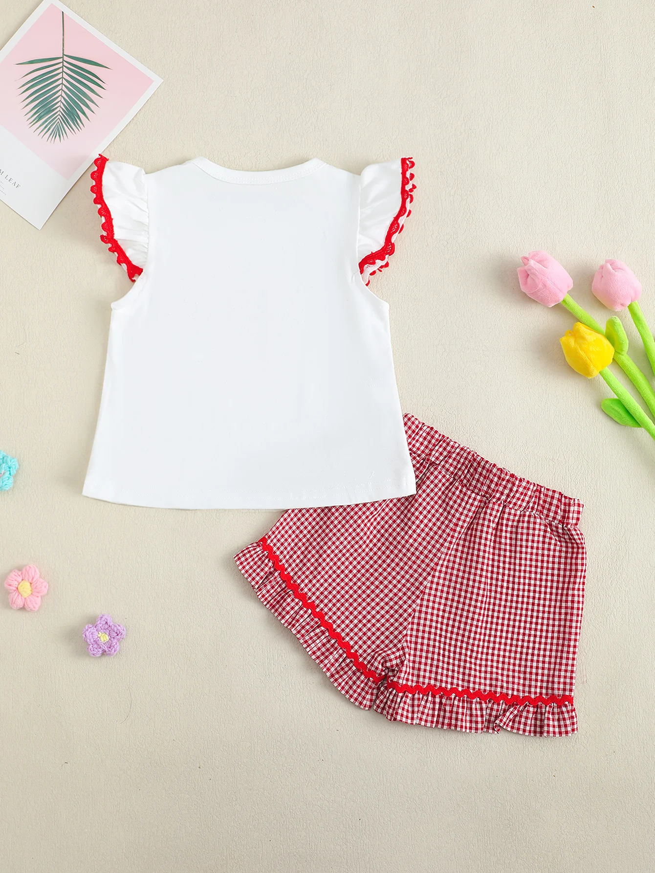 طقم ملابس أطفال قطني بأكمام قص - مراجعة Baby Clothing Knitting Patterns وسعره