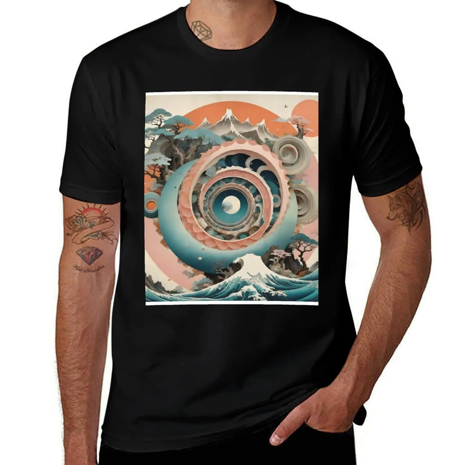 

Cosmic Synergy T-Shirt heavyweights luxury designer tees sweat compression shirt men