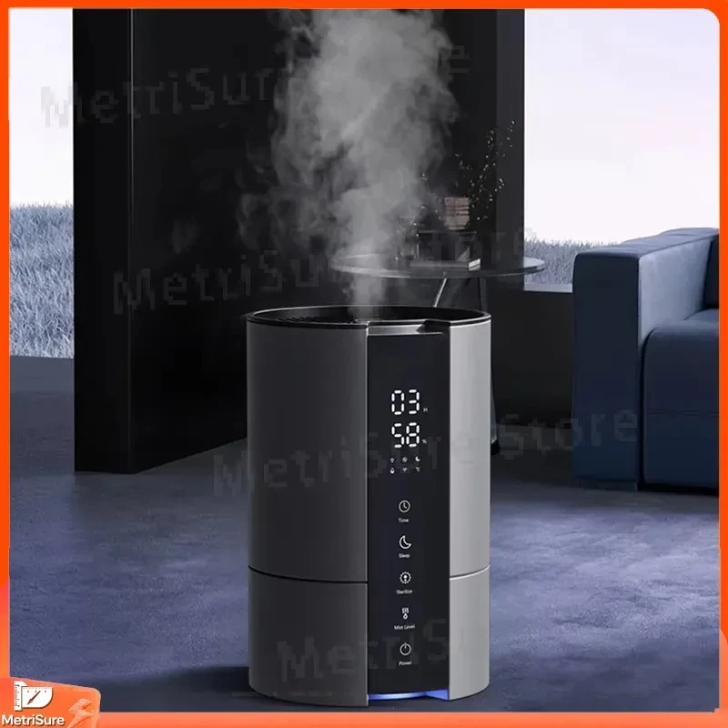 4L Ultrasonic Humidifier High Mist Portable Top Fill Air Humidifier for Home Office Hotel Bedroom Touch Control Quiet