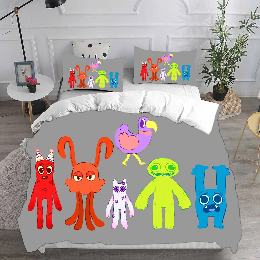 لعبة جارتين من بانبان مجموعات الفراش ، لحاف المعزي ، غطاء السرير ، غطاء لحاف ، كيس وسادة ، الاطفال ، حجم الكبار ، 2-3 قطعة
