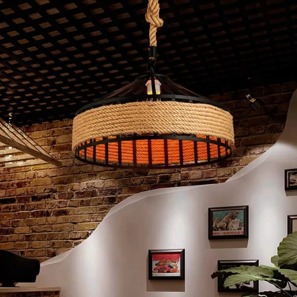 30/40CM Vintage Chandelier Industrial Pendant Lamp Kitchen Bar Dining Room Decor Adjustable Creative Overhead Lighting Joy