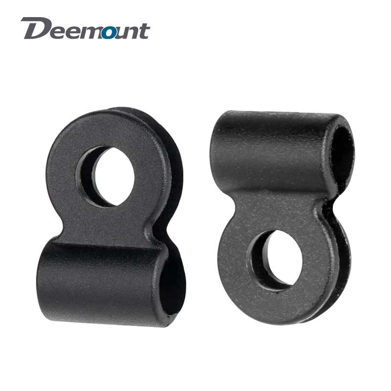 Clip de fixation pour câble de vélo, boucle fixe pour gaine de câble de frein et de dérailleur, en plastique durable, à trou unique, pour gestion des câbles et fixation de tuyaux