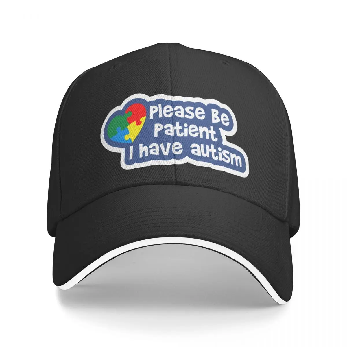 Please Be Patient I Have Autism 1045 Cap Women Hat Hats Woman Cap For Women Cap Free Shipping Man Hat Baseball Cap image 2