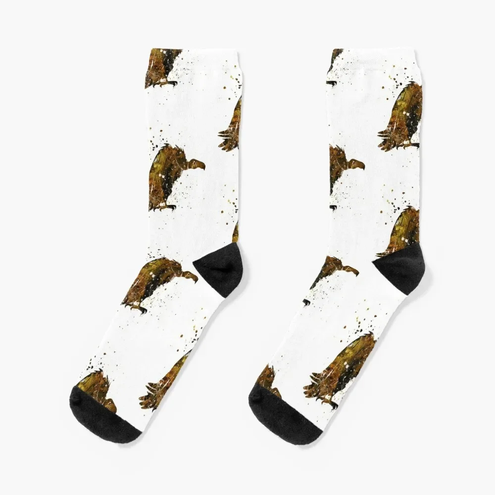 

Griffon vulture, Griffon vulture bird Socks New year's floral golf colored Designer Man Socks Women's