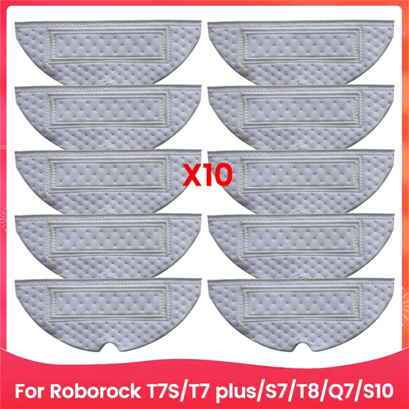 EAS-10PCS المتاح ممسحة القماش عدة ل Roborock T7s T7 زائد S7 T8 Q7 S10 جهاز آلي لتنظيف الأتربة اكسسوارات استبدال أجزاء