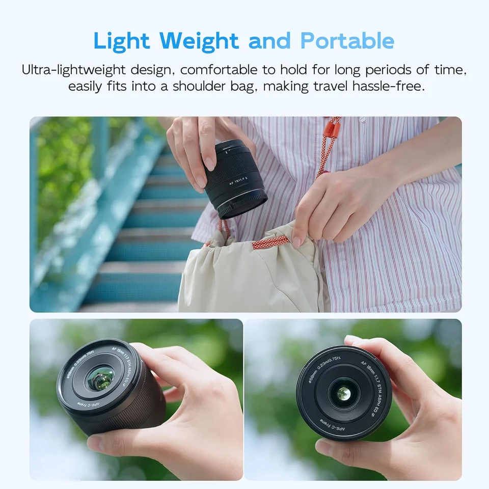 Viltrox AF 15mm F1.7 Air APS-C Auto Focus Large Aperture Wide-Angle Portrait Lens for Sony E Fuji X for Nikon Z Mount