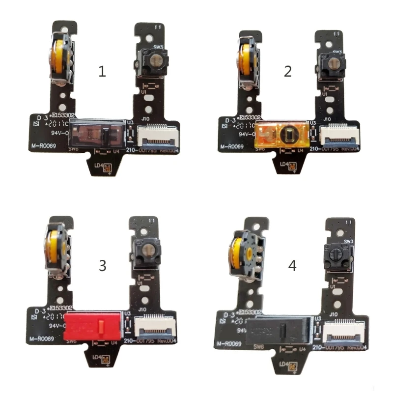 แผ่นซ่อมชิ้นส่วนแผ่น Encoder ล้อเลื่อนคลิกสวิทช์สำหรับ Logitech G603แผ่นล้อบอร์ด