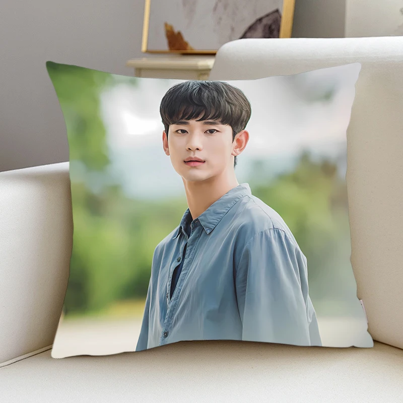 Fodera per cuscino K-Kim-Soo-Hyun kpop room bedroomo office coffee shop car Dakimakura cuscini da tiro iving room federa Home Decor