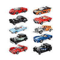 Speed Sports Car Assemblage Building Blocks Kits MOC Technical Racing Vehicle Model Bricks DIY Birthday Gifts Kids Toys for Boys