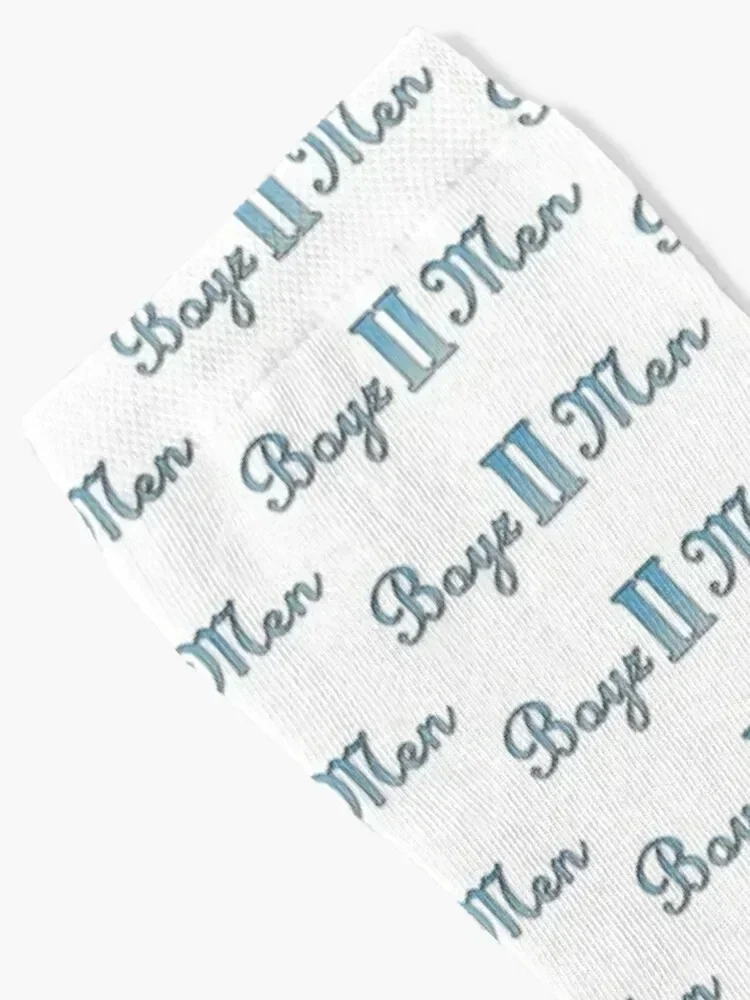 Boyz II Men Logo Socks valentine gift ideas Rugby custom sports Children's Male Socks Women's