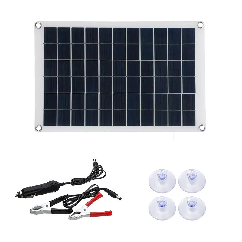 100W DC 12V Solar Panel Kit With 60A Controller USB Solar Power Charger Battery for Power Bank Camping Car Boat RV Solar Plate