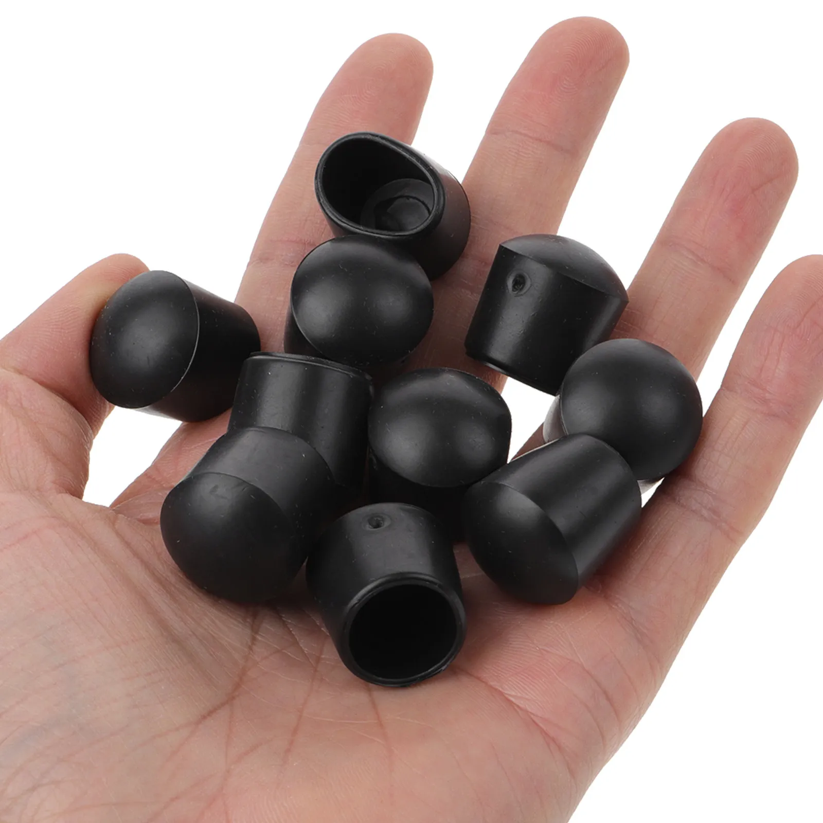 

10pcs Foosball End Caps Plastic 8Mm Replacement Tip Plugs For Football Table Machine Accessories Pole Covers Safety End Caps