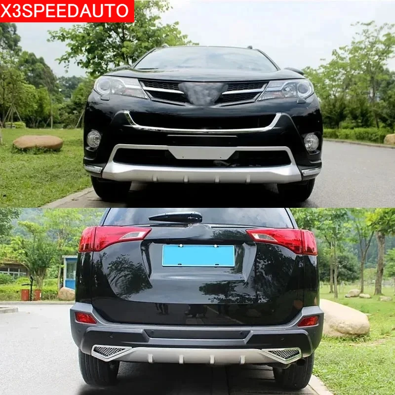 1PCS High Quality Rear Bumper Protector Guard ABS Plastic For Toyota Rav4 RAV 4  2013-2015 XA40