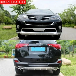 1PCS High Quality Rear Bumper Protector Guard ABS Plastic For Toyota Rav4 RAV 4  2013-2015 XA40