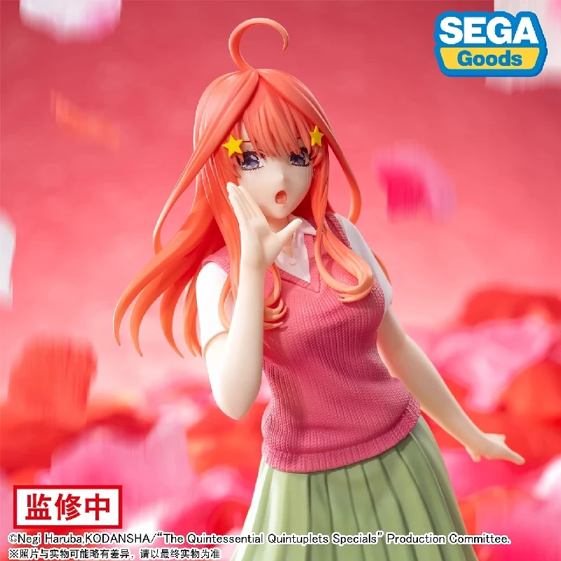 Original SEGA Luminasta The Quintessential Quintuplets Nakano Itsuki PVC 20CM Anime Action Figures Model Collection Toy