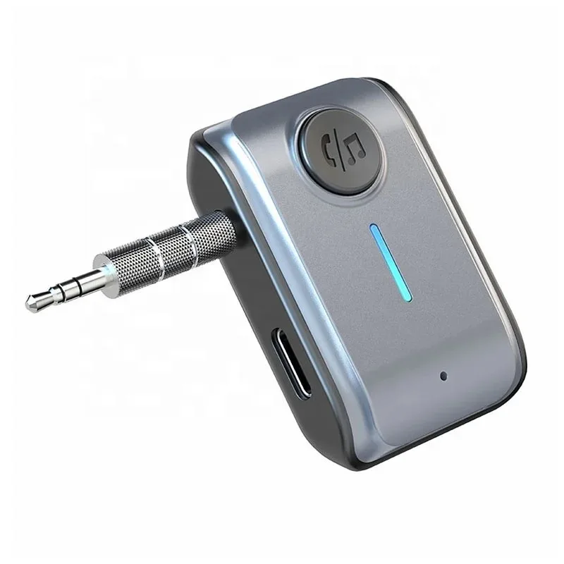 

Bluetooth AUX Adapter Car Noise Reduction BT 5.3 Receiver Music Hands-Free Calls Wireless Audio Receiver For Home Stereo Speaker