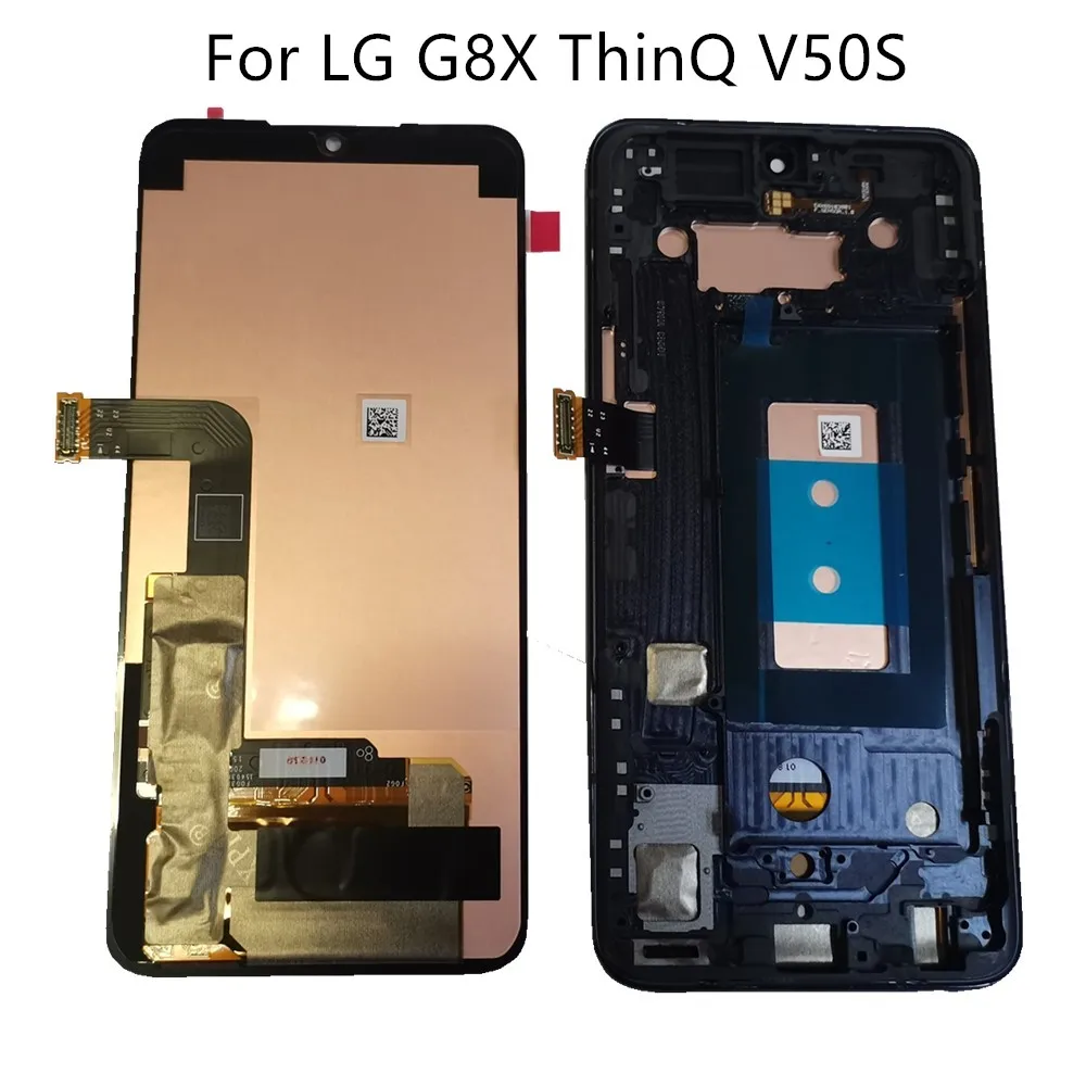 

LCD For LG G8X ThinQ V50S Touch Screen LCD Display Digitizer Assembly For LMG850EMW / LM-G850 / LM-V510N Display Repair Parts