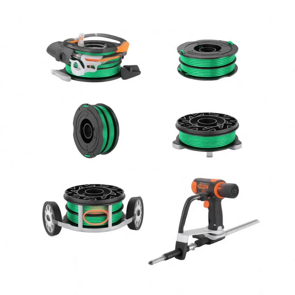 Garden Lawn Mower Spool For Black Decker DF080 BKP String Line Replacement Head Coil Trimmer Parts Accessories Supply
