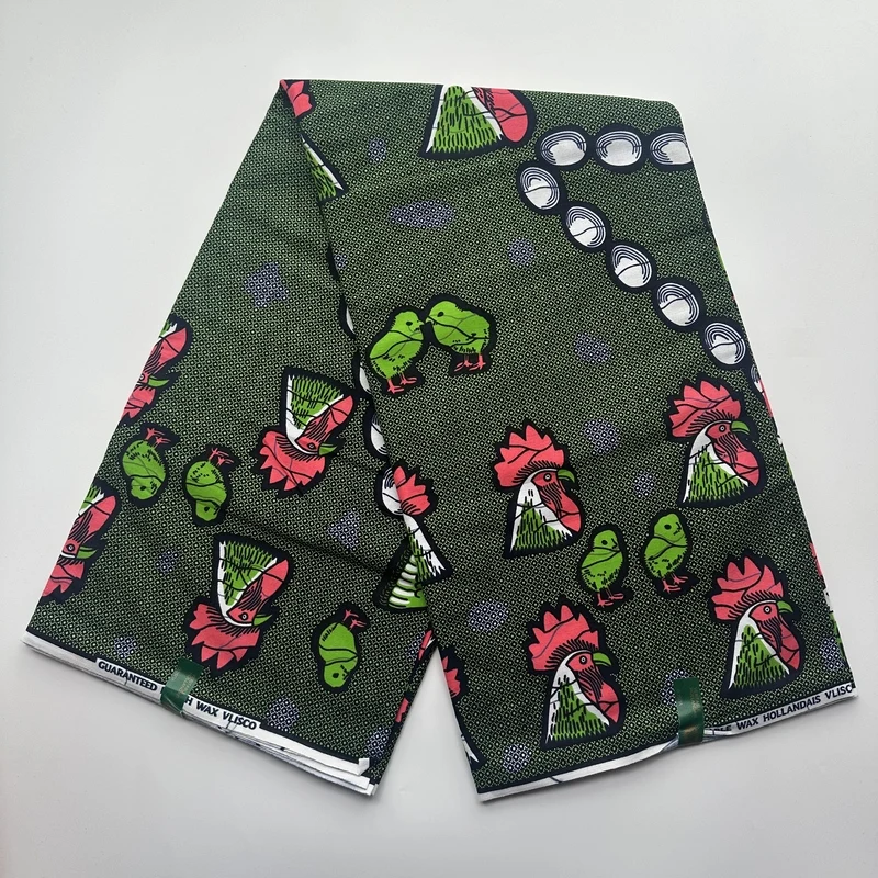 

Ghana real wax 100% cotton 6 yards Holland wax fabrics African style new style high quality