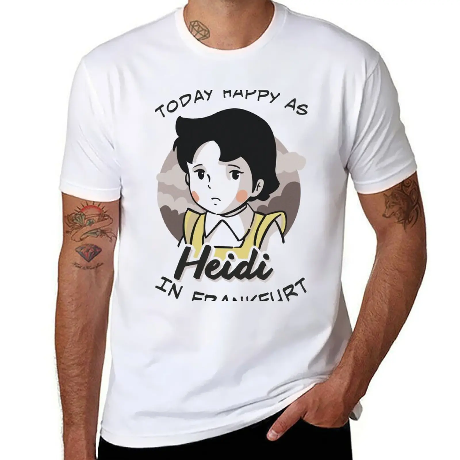 

Heidi in Frankfurt T-Shirt t shirts for man graphic tees t shirts for man pack cotton T-Shirt