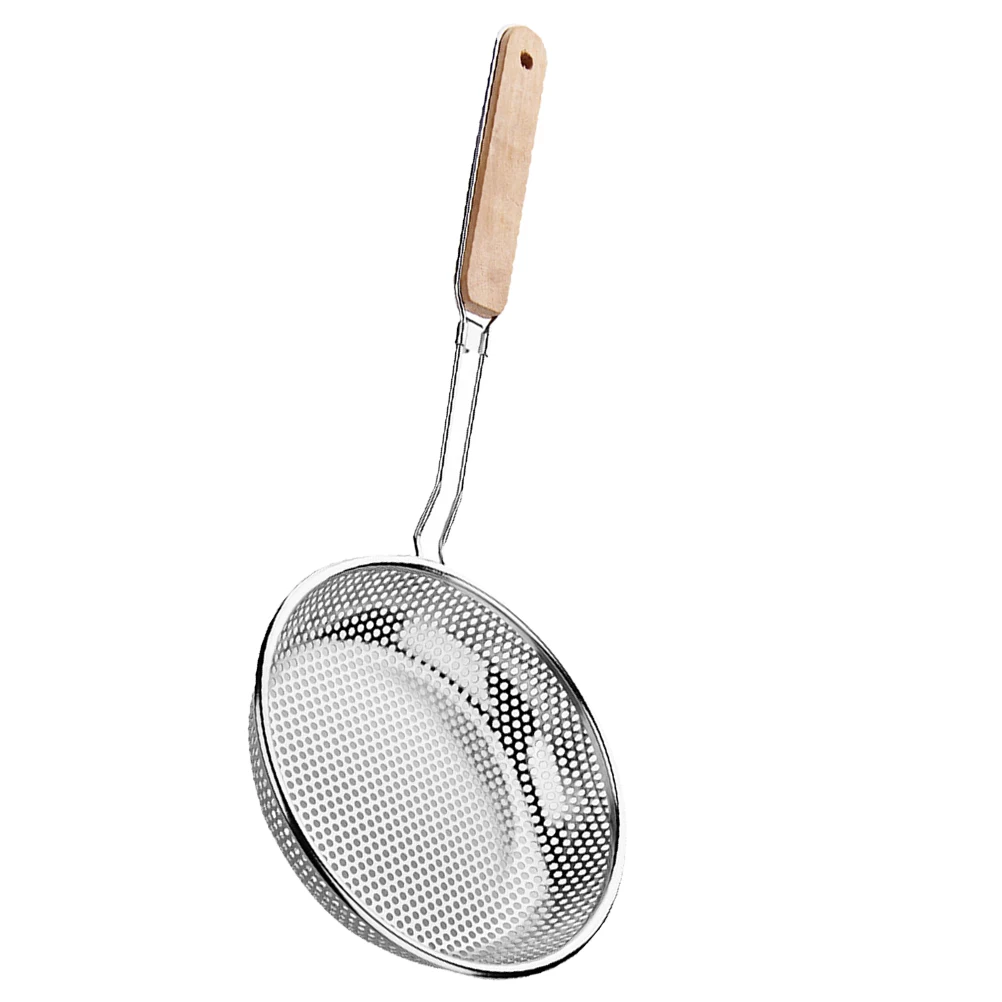 

Stainless Steel Slotted Spoon Kitchen Noodles Strainer Hollow Long H Pasta Scoop Filter Spider Strainer