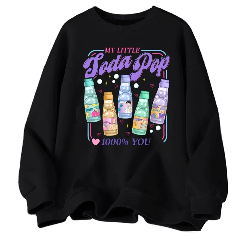 เสื้อฮู้ดดี้ Kpop Demon Hunters ลายกราฟิก แขนยาว สไตล์สตรีทแวร์ Y2k แฟชั่น Kpop ของ Saja Boys Jinu