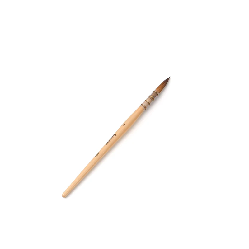 Große Qualität runde Taklon Haar Aquarell Acryl Kunst liefert Pinsel