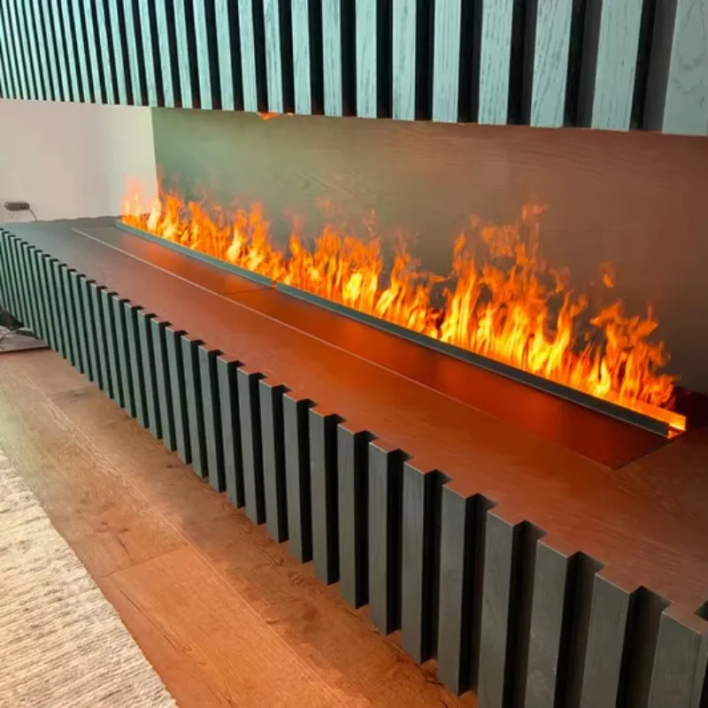 Inno-Fire 72 Inch 3d Led Flame Humidifier Mist Maker Water Fireplace For Indoor