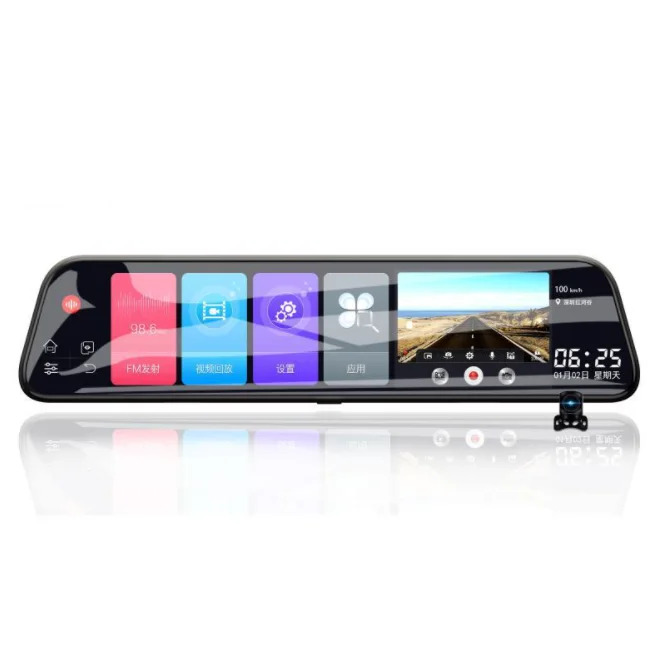 car newest hd 128G 48-hour automobile data driving recorder 4g camera mirror wifi D50