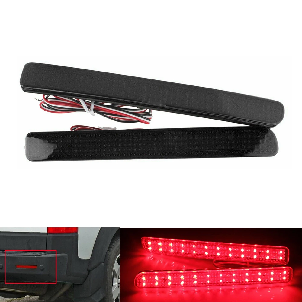 

2pcs LED Rear Bumper Reflector Light Red Car Driving Brake Fog Lamp for Land Rover Discovery 3 4/L320 2005-2009