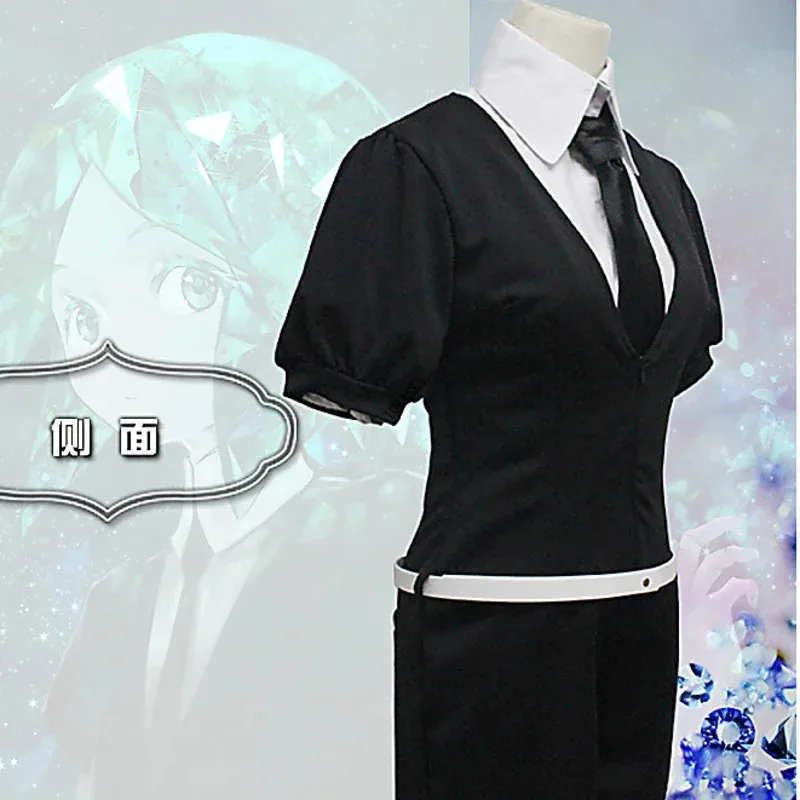 2025 New Japanese Anime land of the lustrous diamond Houseki no bort Kuni Jade Yellow Cosplay Costume Playsuit Outfits Uniforms