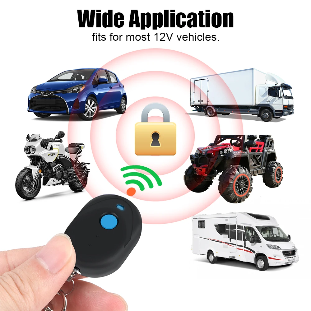 Keyless Access System Car Alarm Systems Anti-Hijacking Intelligent Circuit Cut Off Kit Auto Unlock Immobilizer Device 12V
