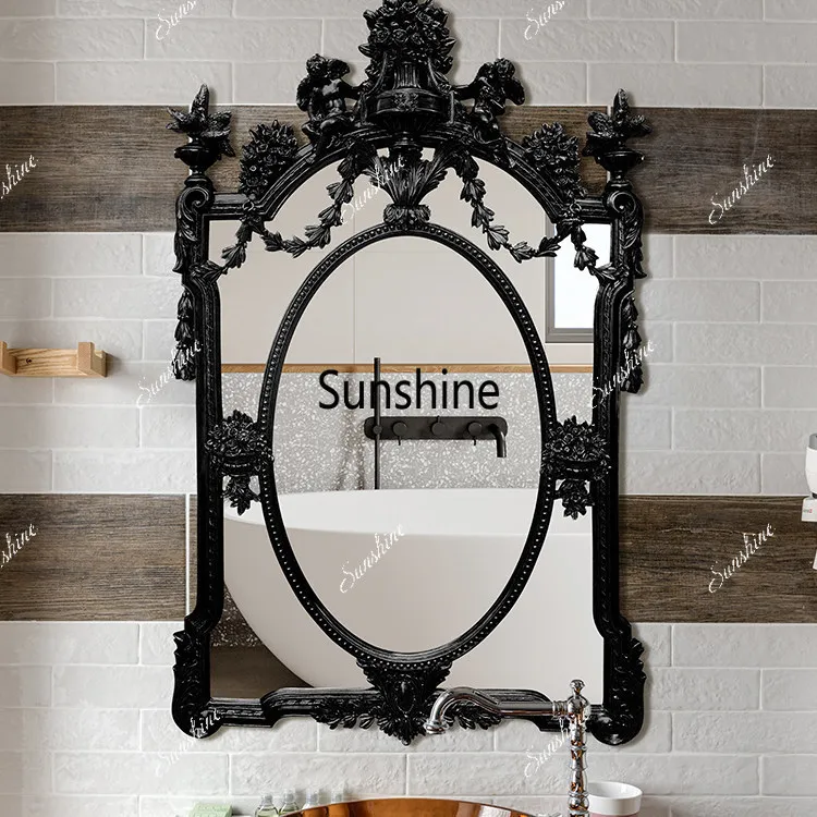 Special-shaped wall-mounted mirror Princess wind photo mirror Photography shooting mirror