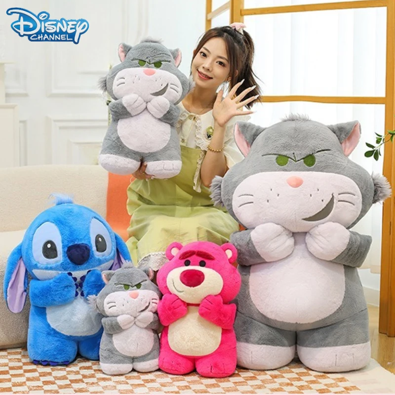

30/40/50CM Disney Stitch Plushies Lots-o'-Huggin' Bear Lucifer Cartoon Anime Peluche Kawaii Comfortable Soft Doll Children Gift